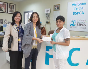 DHL donation to BSPCA