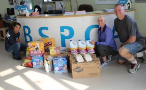 US Naval Central Command - BSPCA donation